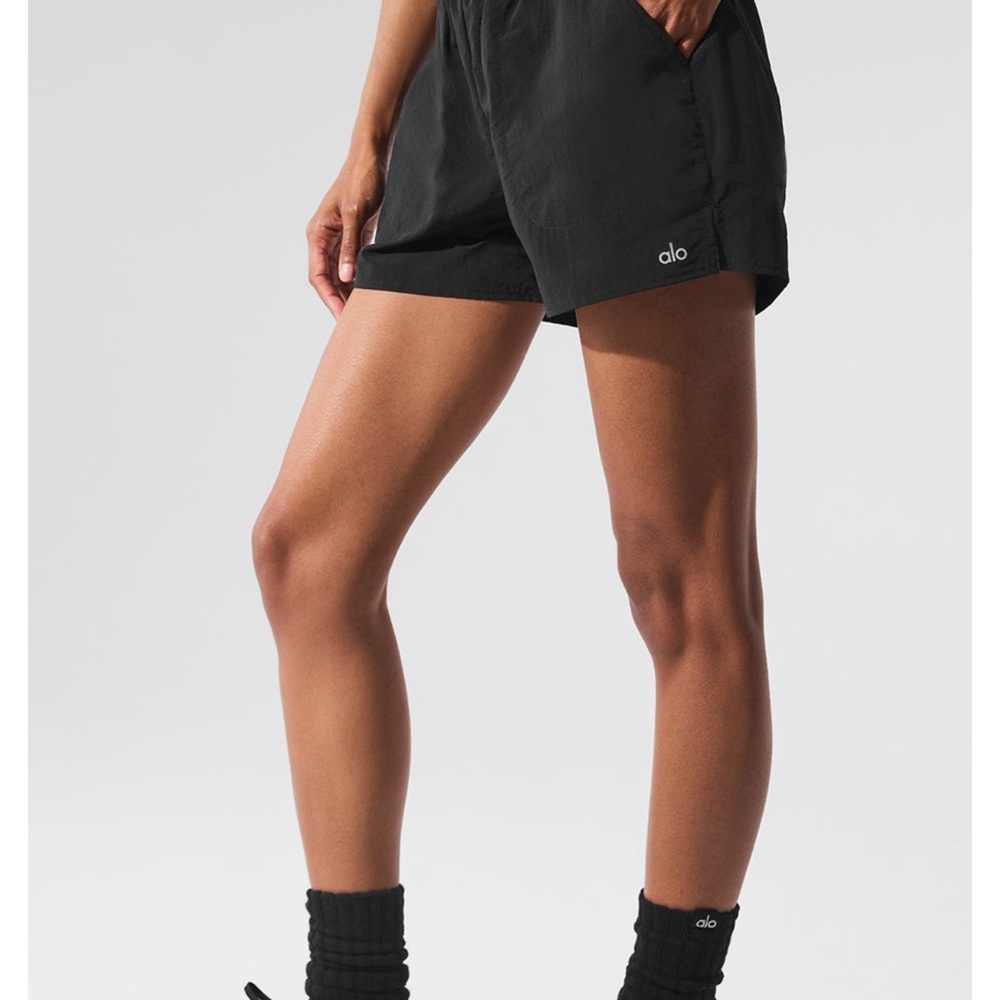 ALO Yoga Women's Athletic Black Shorts